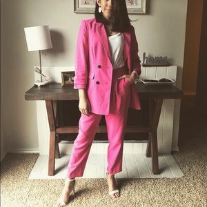 pink suit